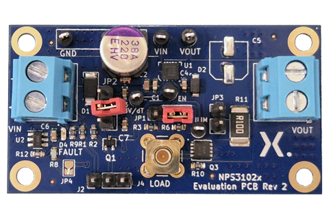 NEVB-NPS3102B 12 V, 2-13.5 A, 17 m? auto-retry eFuse evaluation board